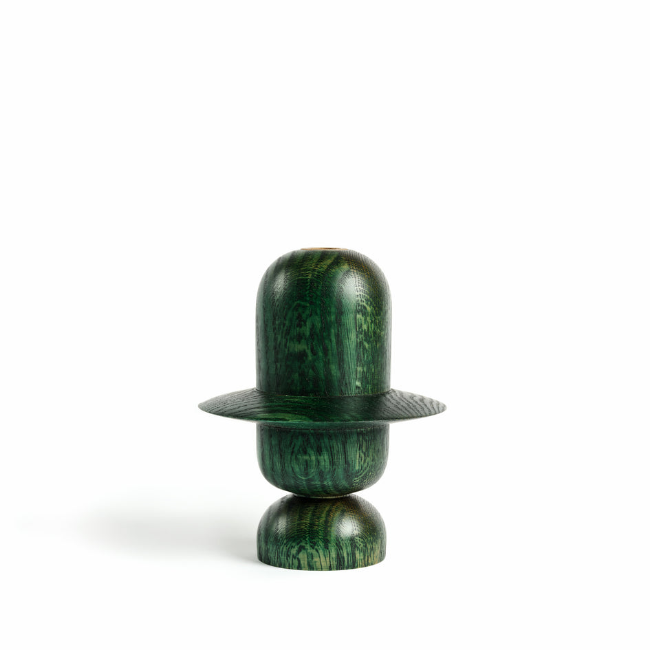Jupiter Candle Stick Holder in Viridian Image 1