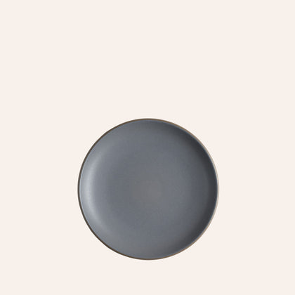 Coupe Salad Plate in Slate / Indigo