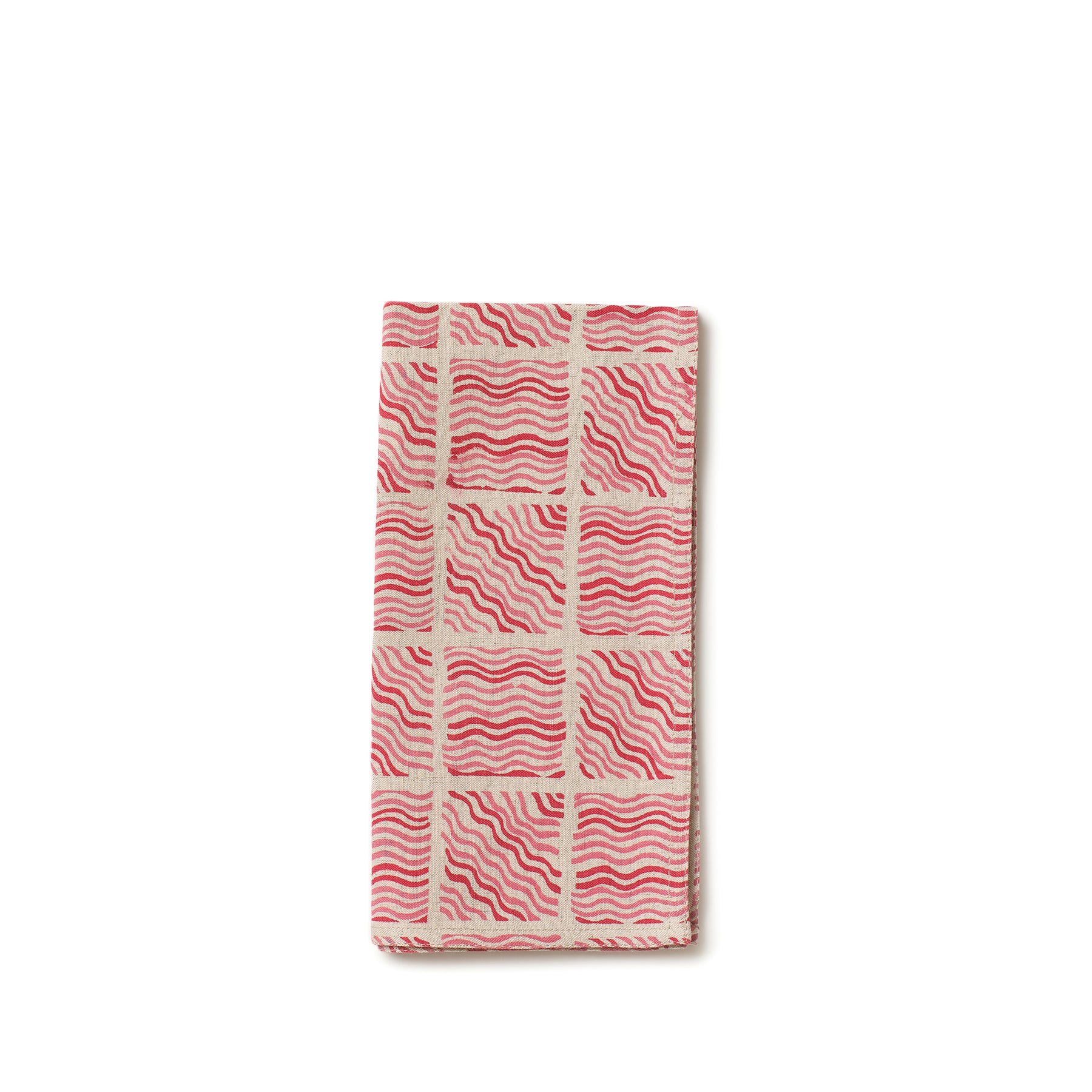 Neem Napkin in Ruby Red Zoom Image 1