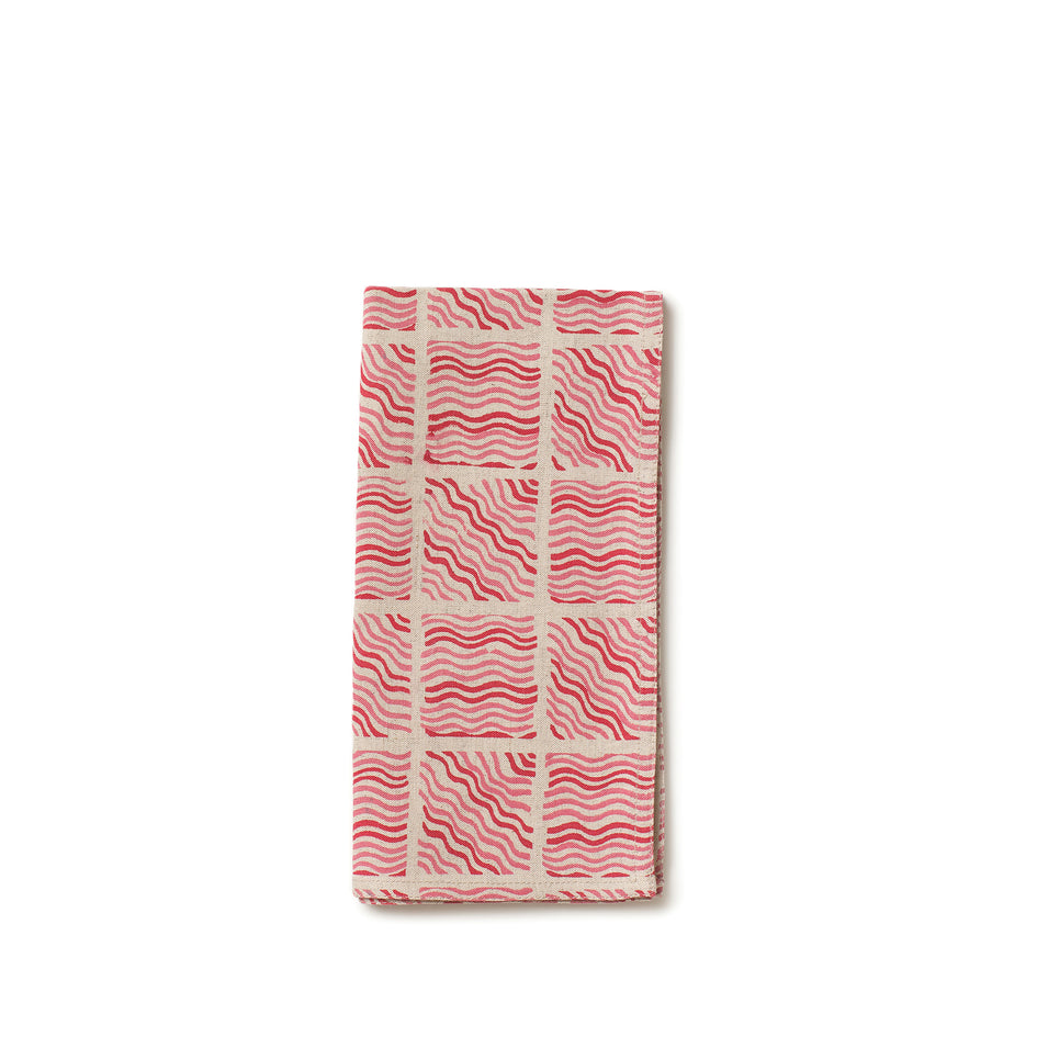 Neem Napkin in Ruby Red Image 1