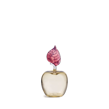 Marianne Apple Paperweight in Panna Cotta