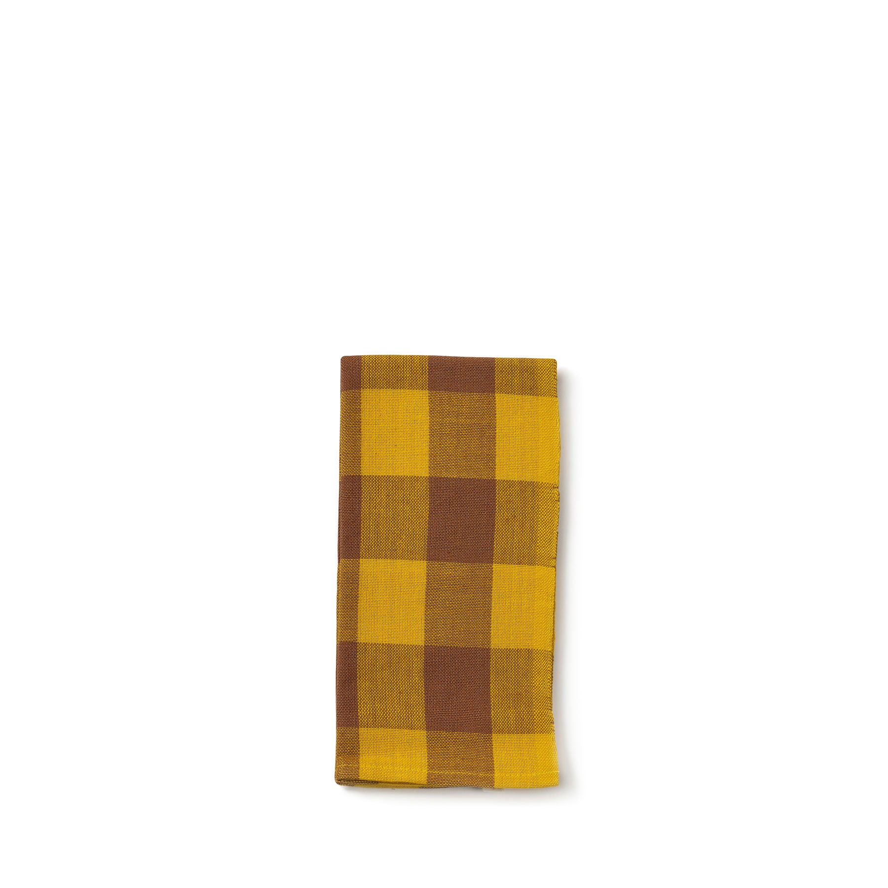 Big Gingham Napkin in Citrine (Set of 2) Zoom Image 1