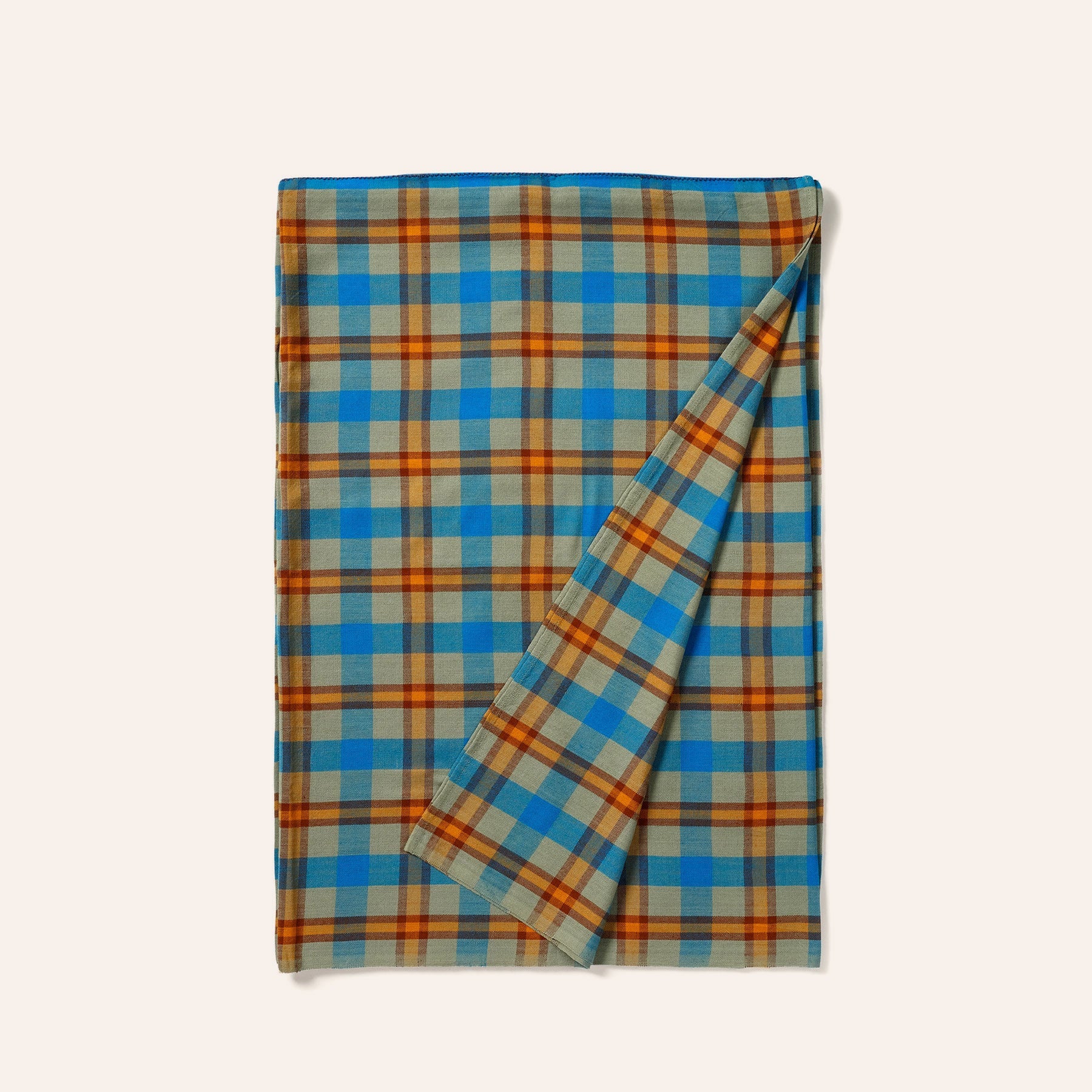 Charleston Plaid Tablecloth in Bay