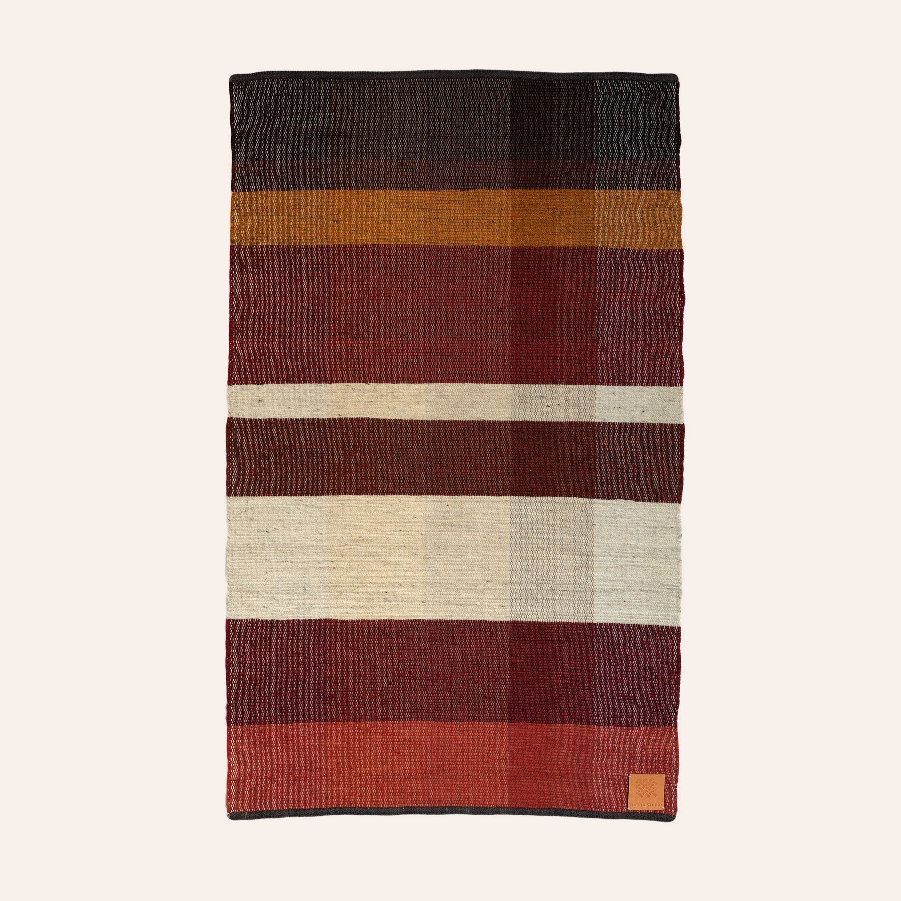 Wool Remnant Hand Woven Rug 21
