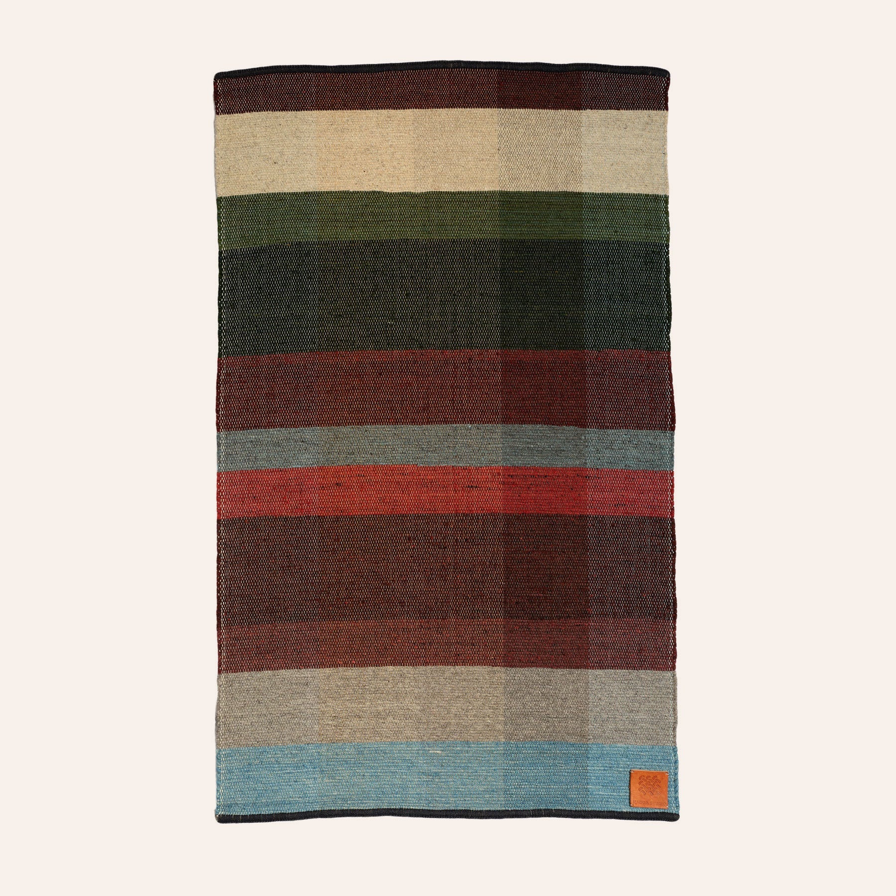Wool Remnant Hand Woven Rug 22