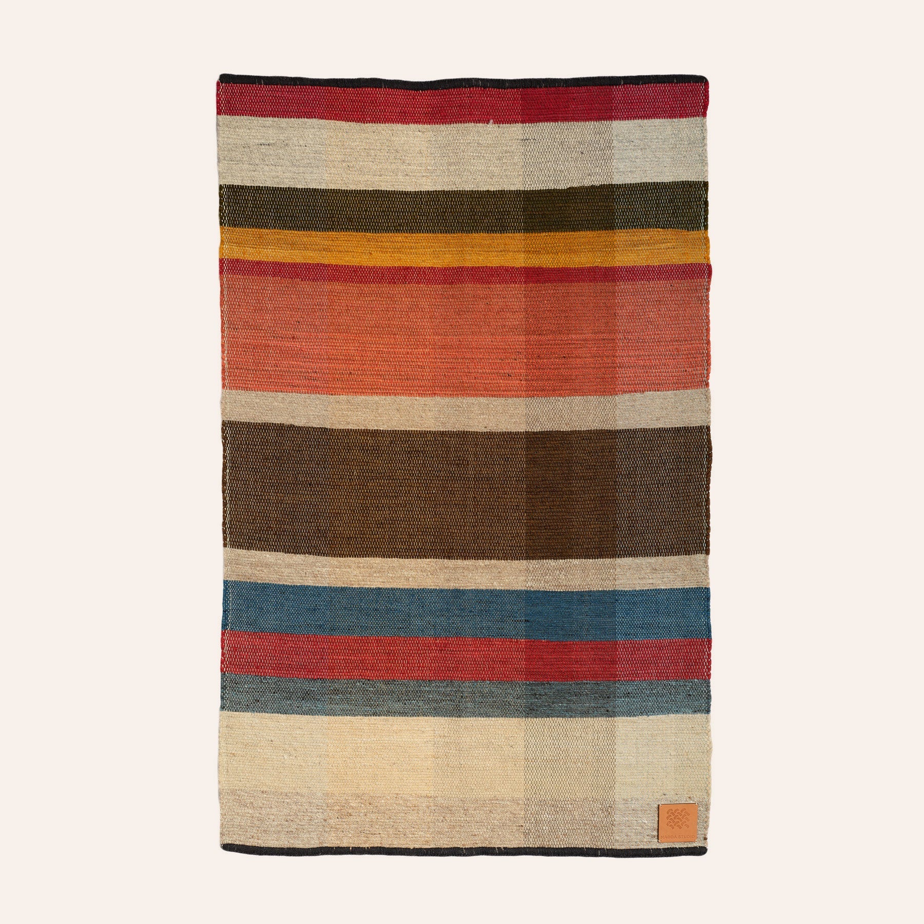 Wool Remnant Hand Woven Rug 26