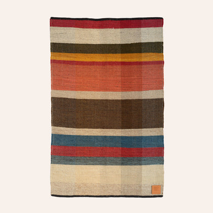 Wool Remnant Hand Woven Rug 26