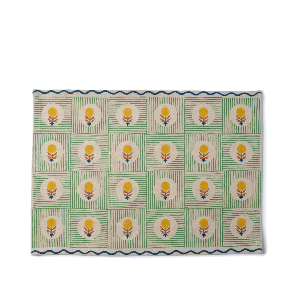 Namita Placemat in Blue/Green Image 1