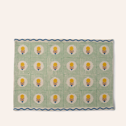 Namita Placemat in Blue/Green