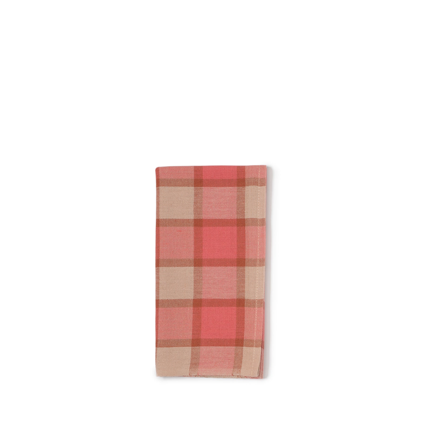Court Plaid Napkin in Melon (Set of 2) Zoom Image 1