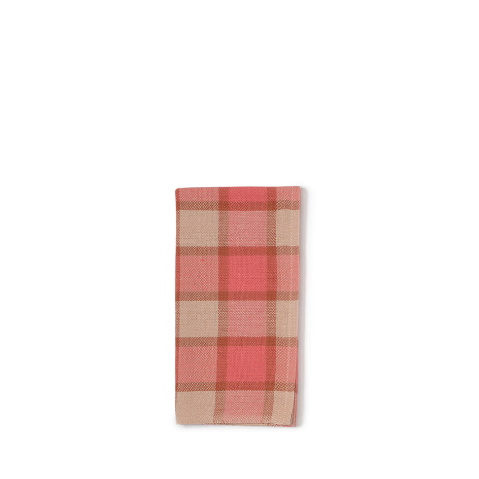 Court Plaid Napkin in Melon (Set of 2) Image 1