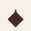 Suede Potholder in Chocolate
