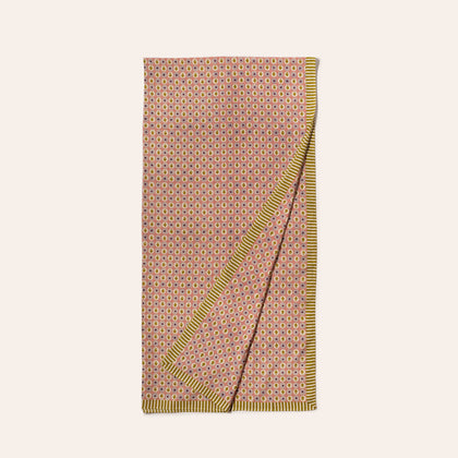 Gauri Tablecloth in Grapefruit Pink