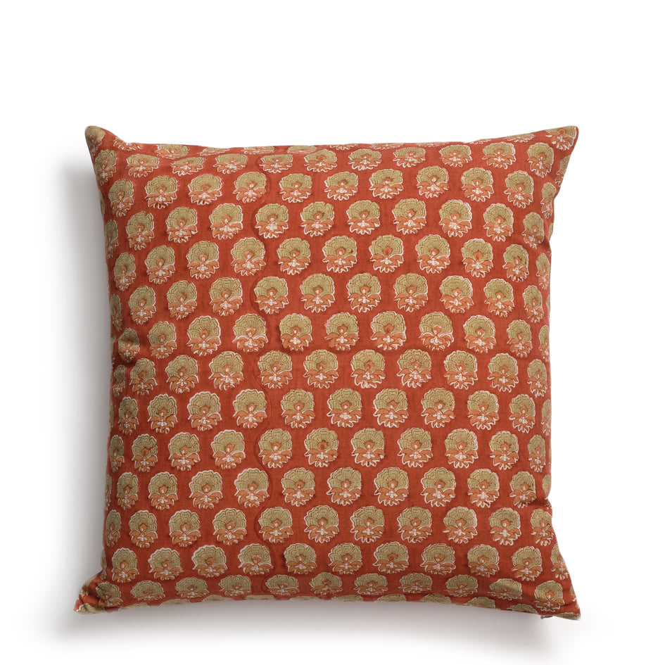 Veda Pillow in Rust Image 1