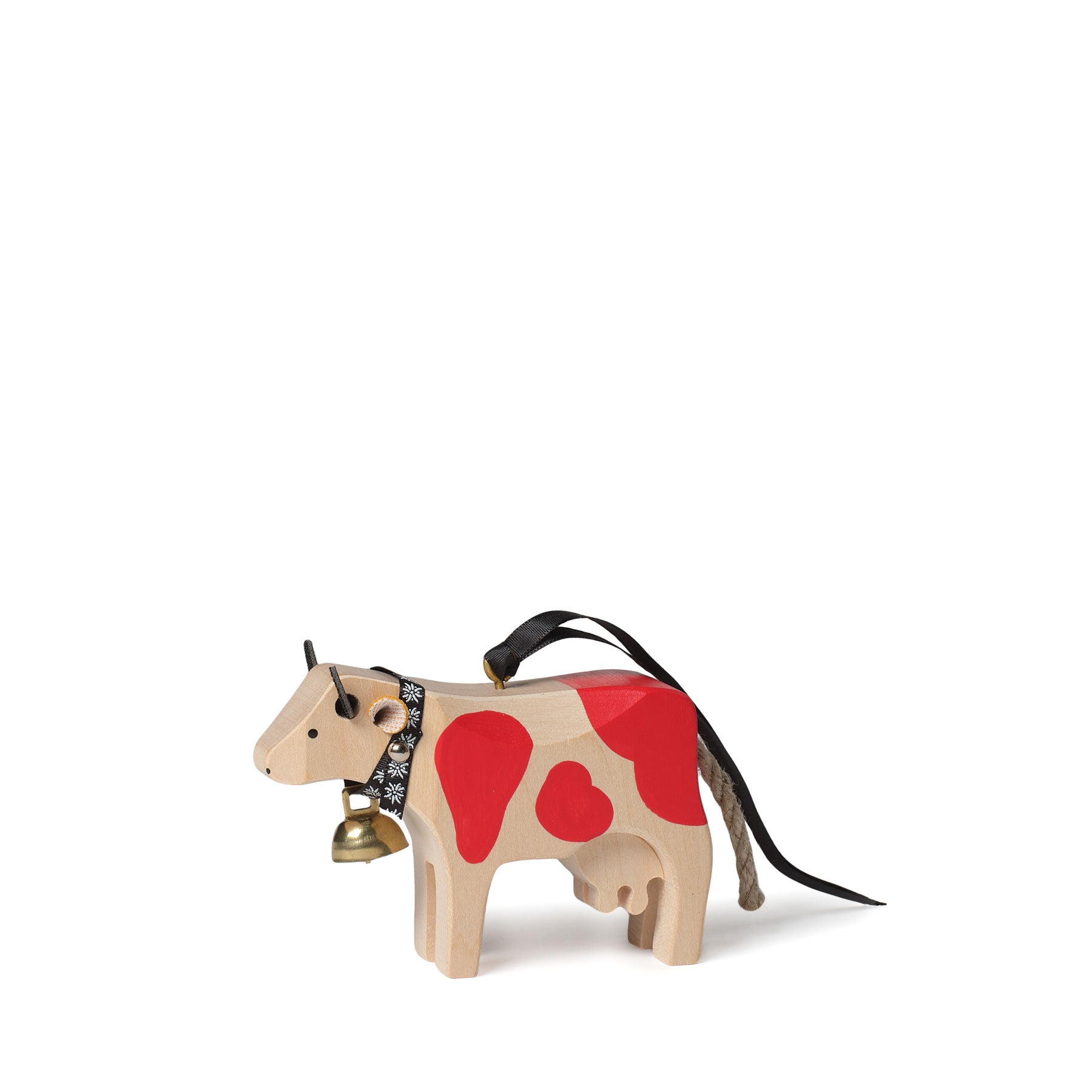 Red Cow Ornament Zoom Image 1