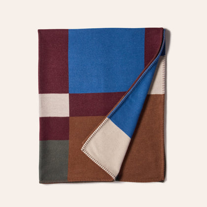 Bottoni Blanket in Carmine Red