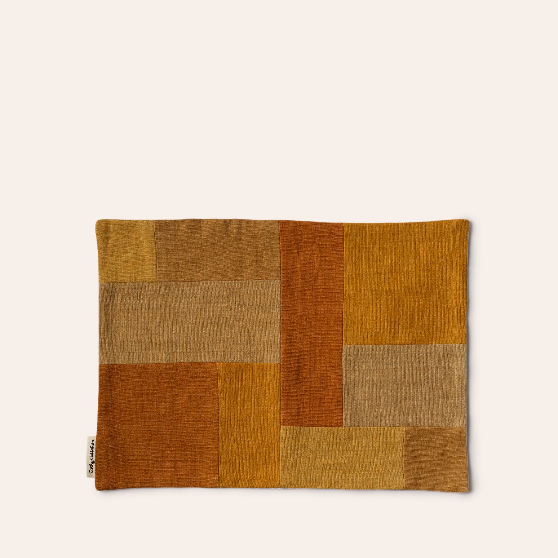 Patchwork Placemat in Sunflower and Turmeric