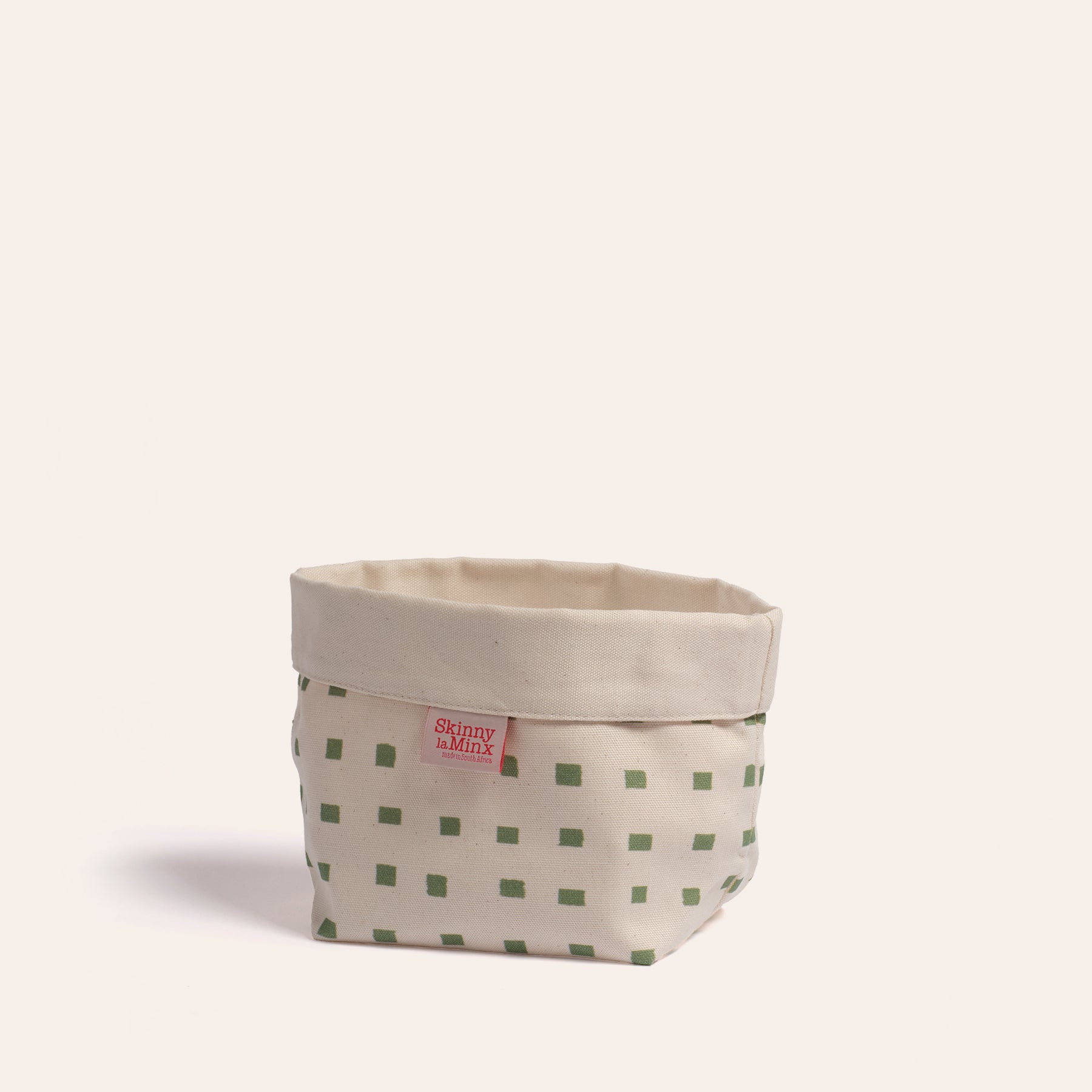 Polka Block Soft Bucket in Cypress