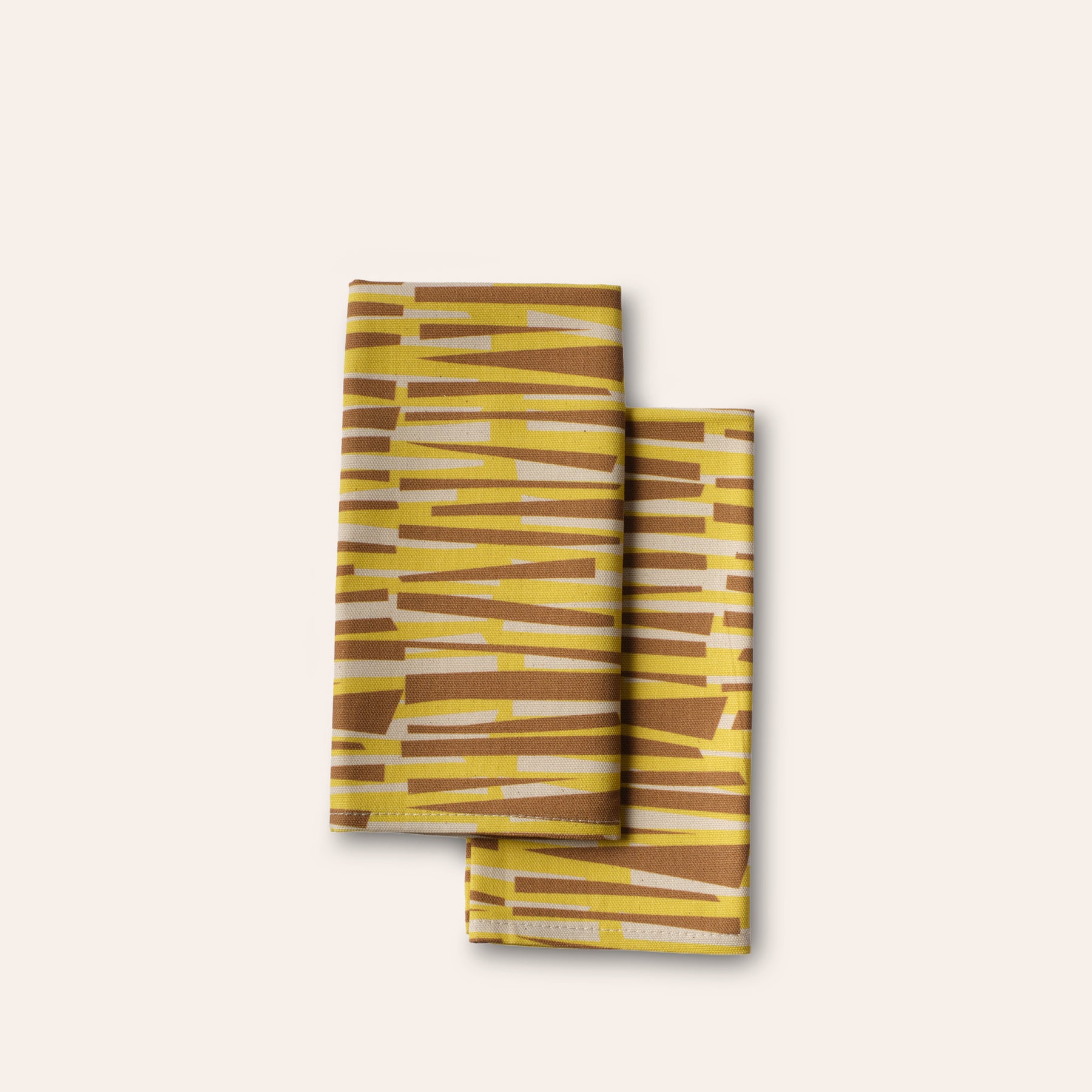 Woodpile Napkin in Turmeric and Lemon (Set of 2)