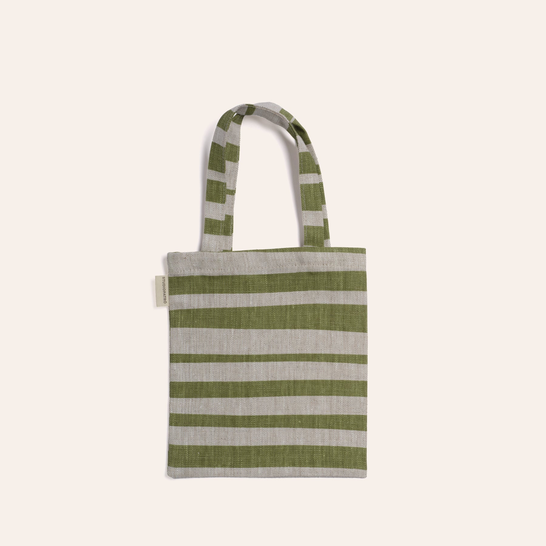 Bud Vase Tote in Pesto