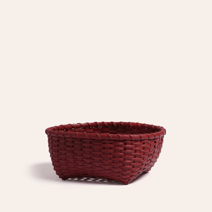 Love Basket in Red Lacquered