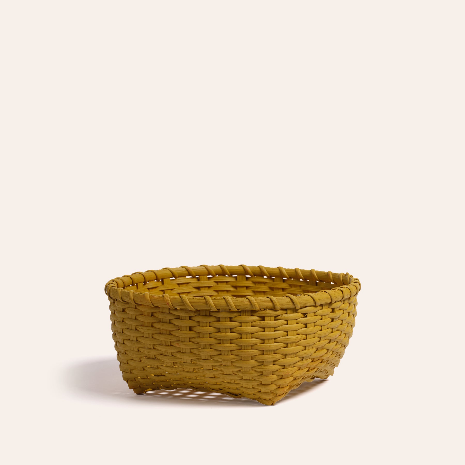 Love Basket in Mustard Lacquered