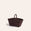 Crescent Trug in Chocolate