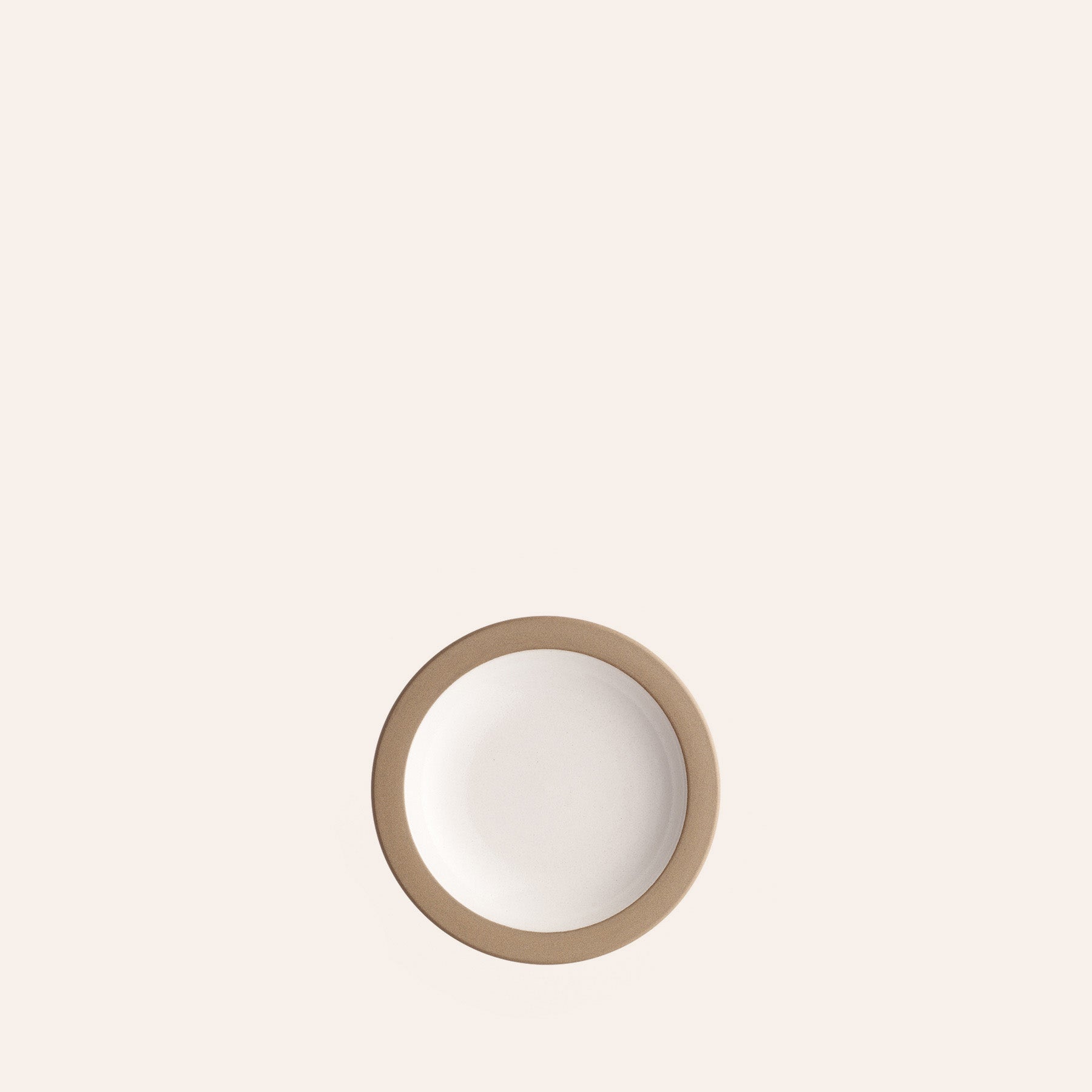 Mini Plate in Opaque White