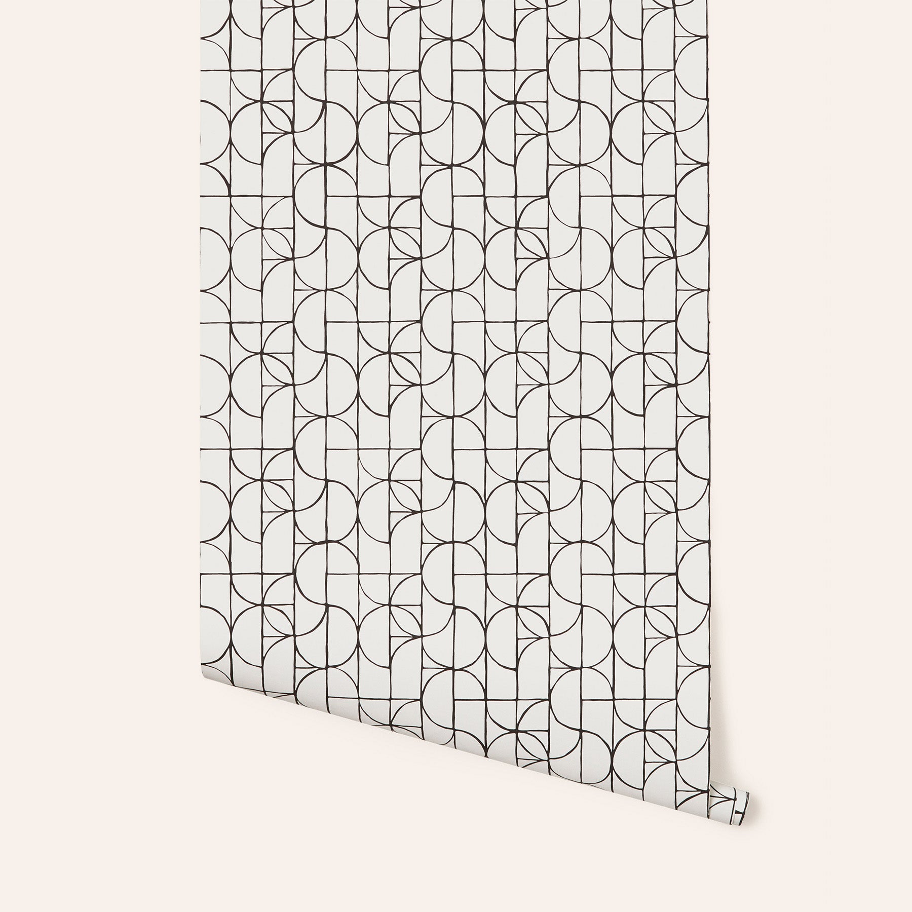 Wallpaper in Charcoal Slice