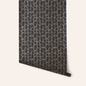 Wallpaper in Grey Slice