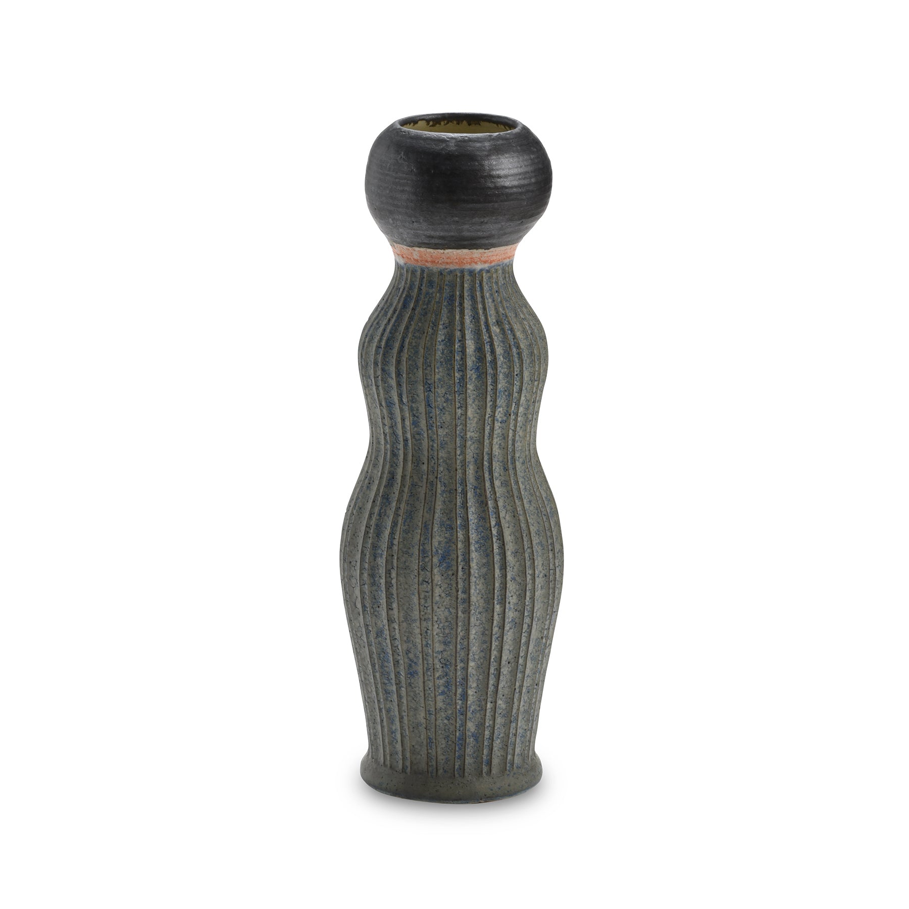 #52 Large Kokeshi Vessel in Indigo Zoom Image 1