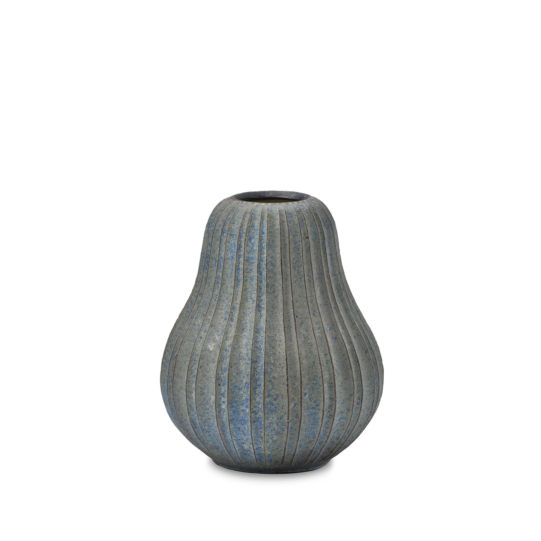 #58 Medium Pumpkin Vessel in Indigo Zoom Image 1
