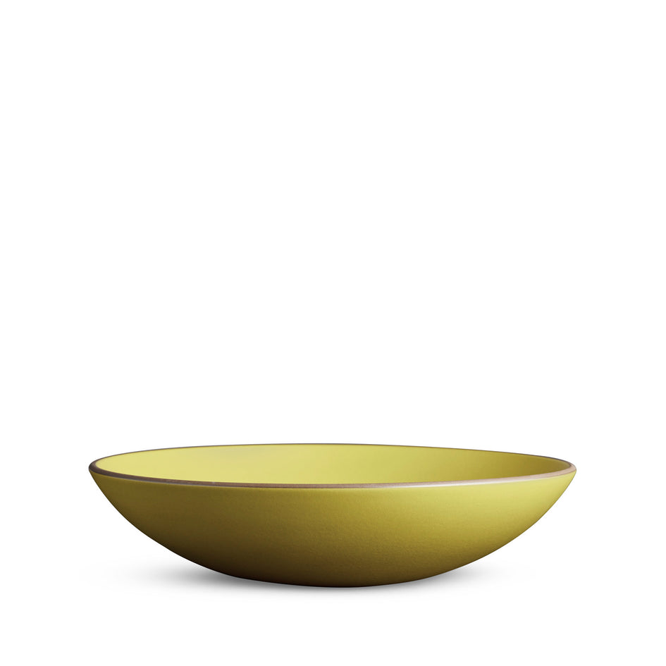 Shallow Salad Bowl in Lemongrass Image 1