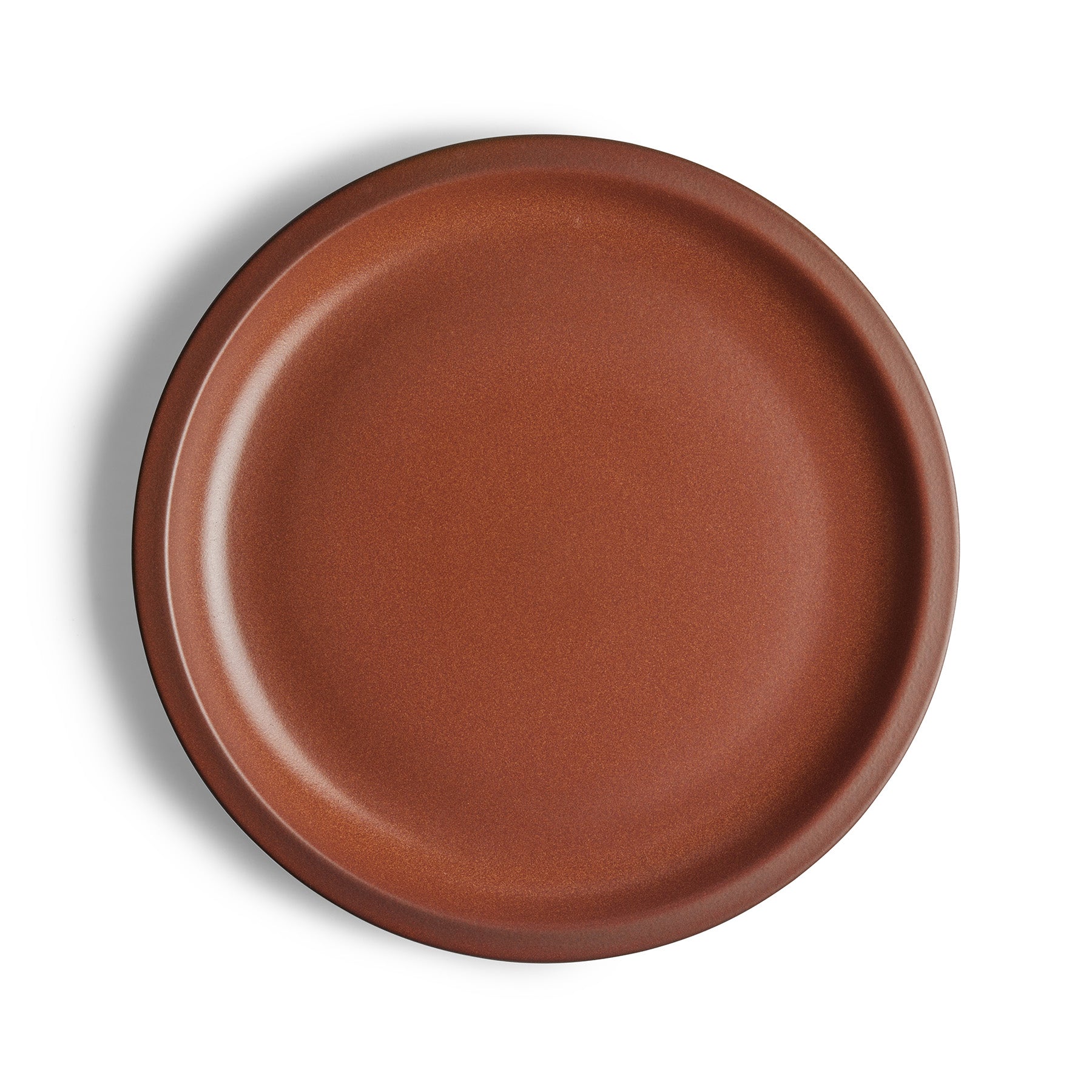 Rim Serving Platter in Redwood Zoom Image 1