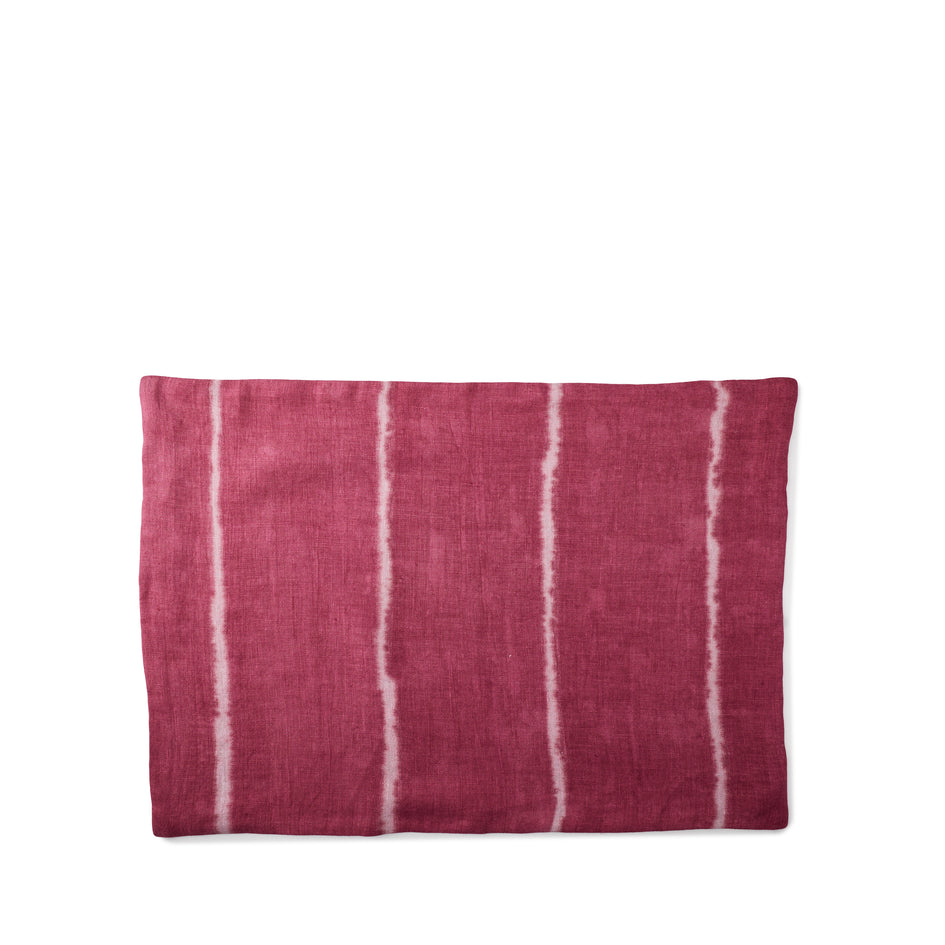 Stripes Placemat in Cranberry Image 1