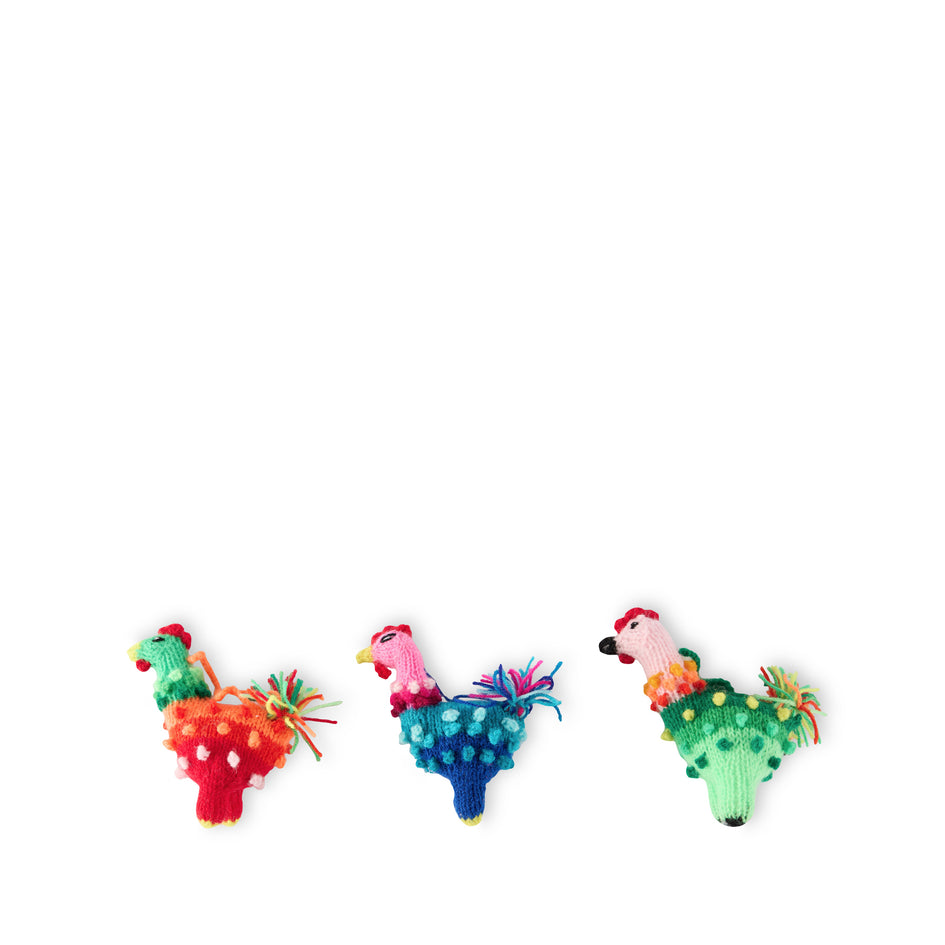 Knit Chicken Ornament Image 2