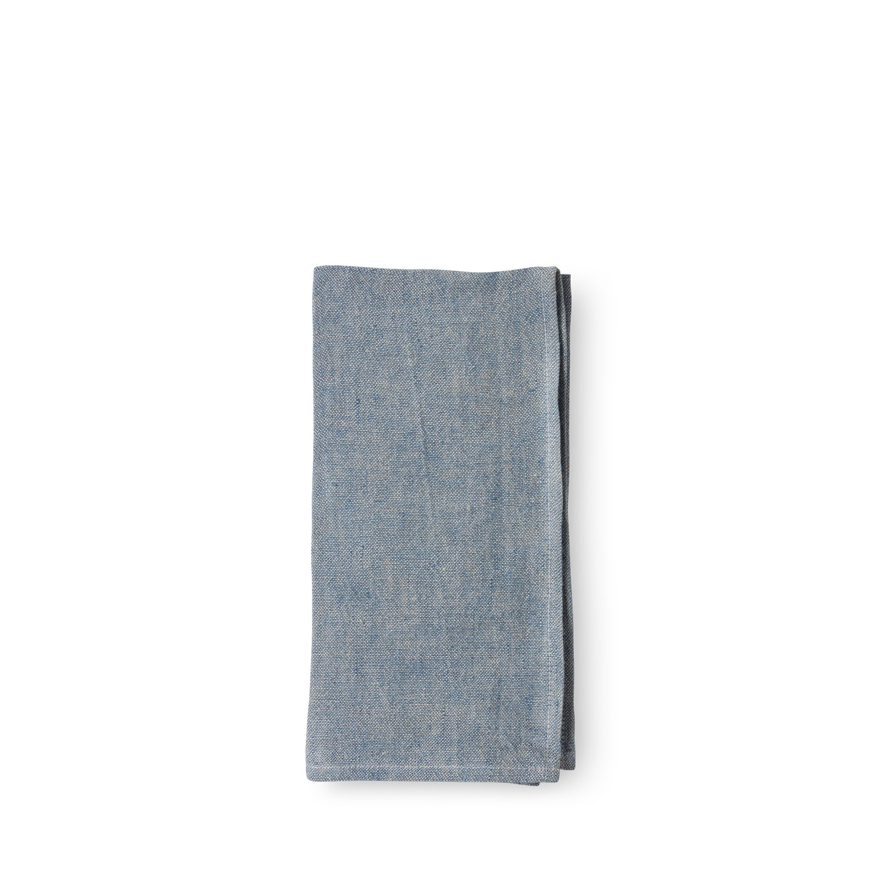 Hopsack Napkins in Indigo Blue (Set of 2) Zoom Image 1
