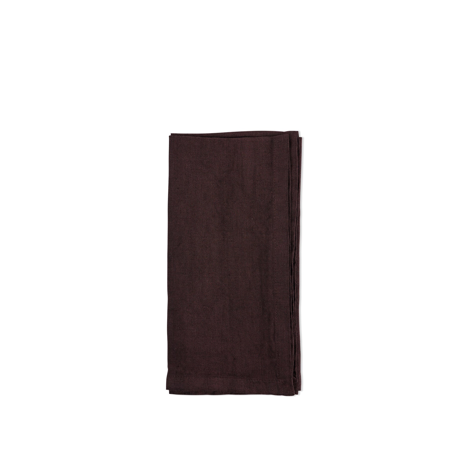 Tela Napkin in Plum Red (Set of 4) Zoom Image 1