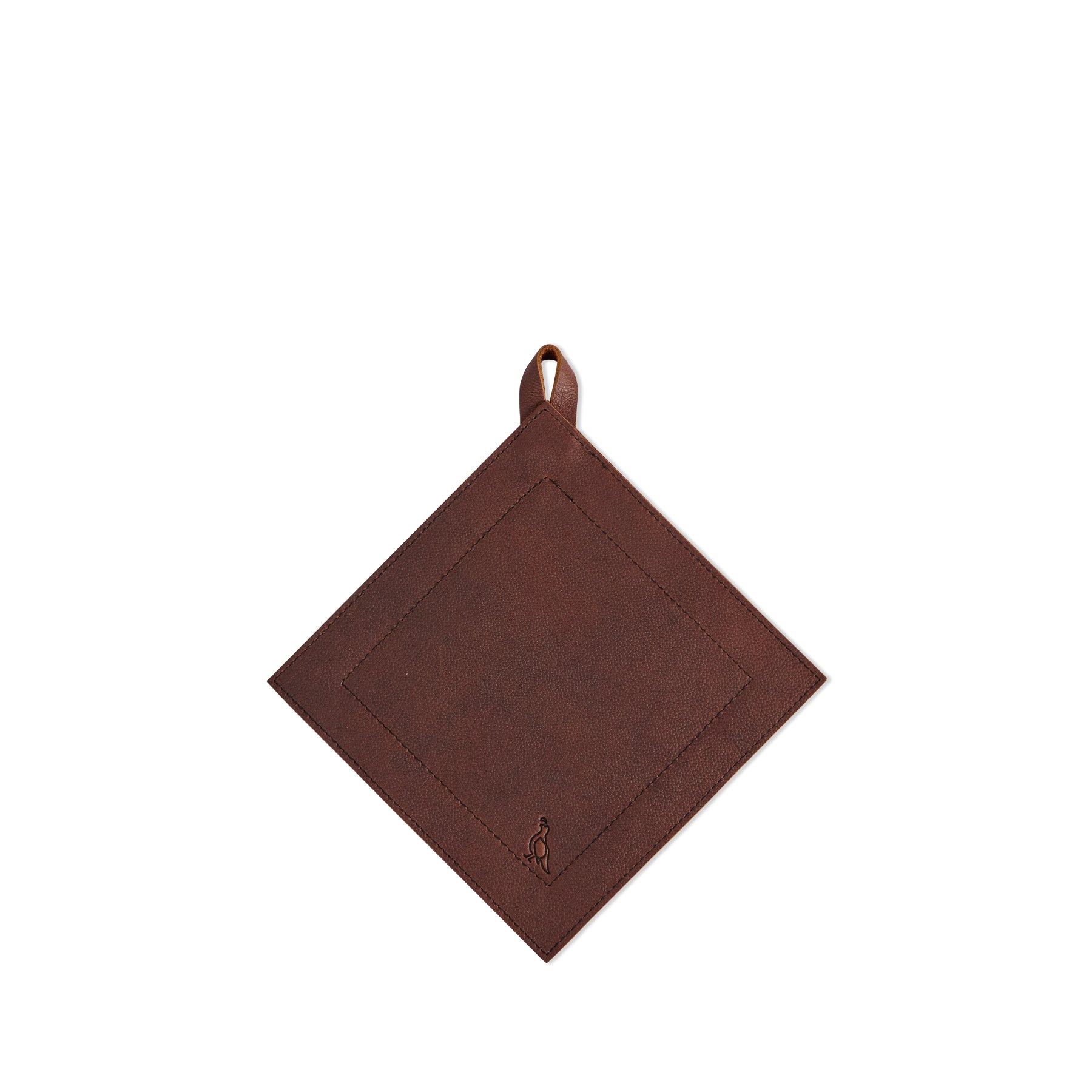 Full Grain Leather Potholder Zoom Image 1