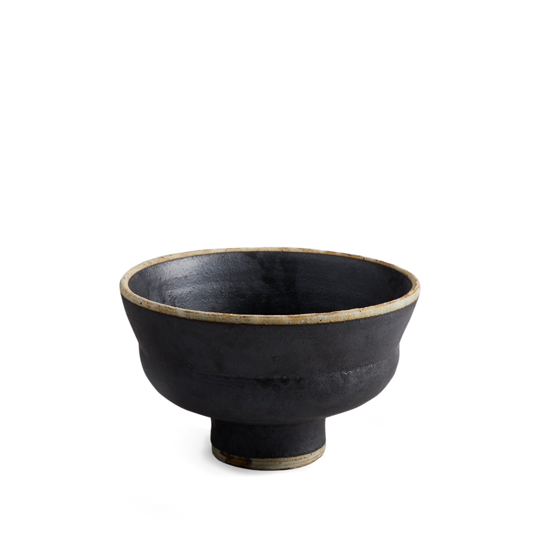 #17 Matcha Bowl in Kohiki au Noir Zoom Image 1