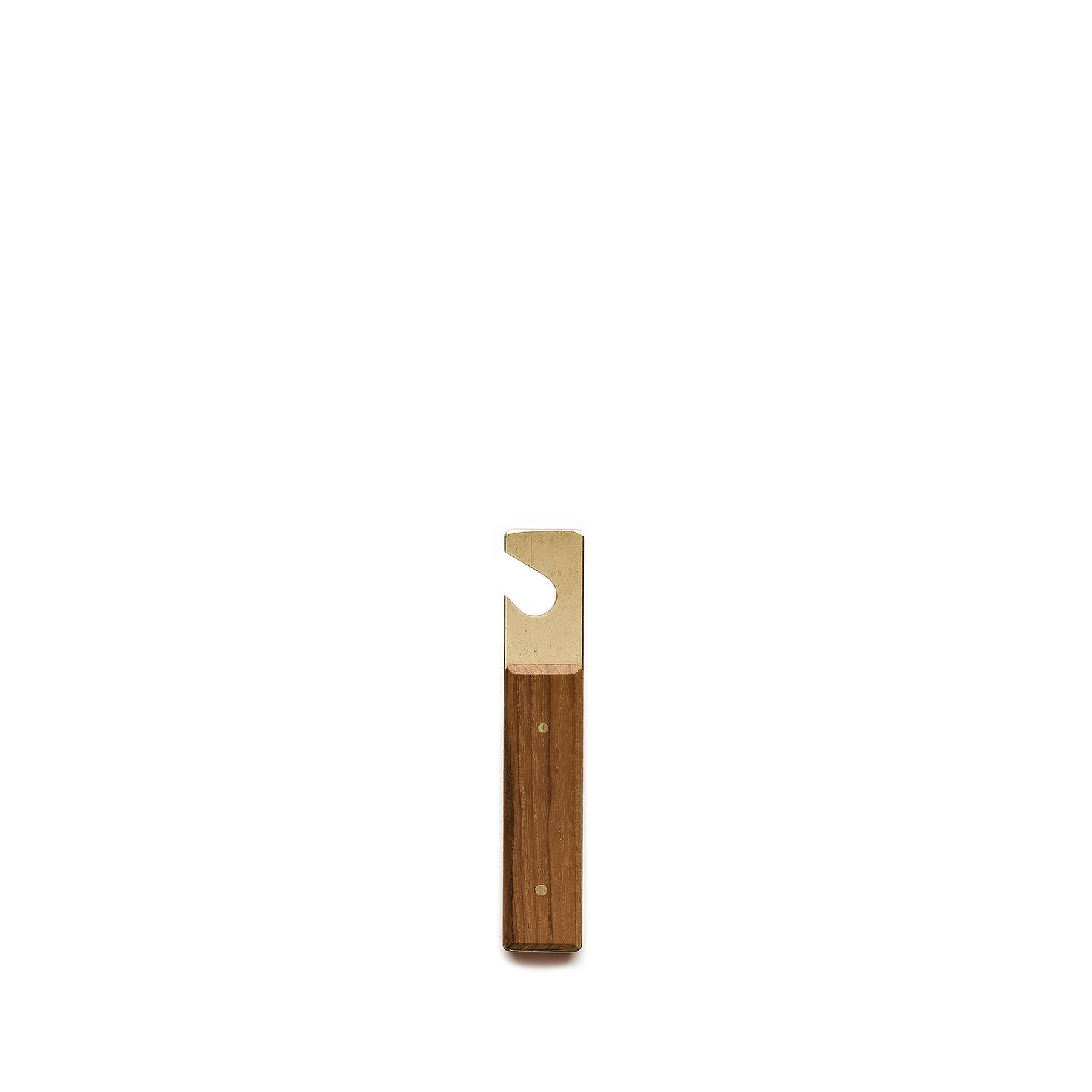 Brass and Walnut Bottle Opener Zoom Image 1