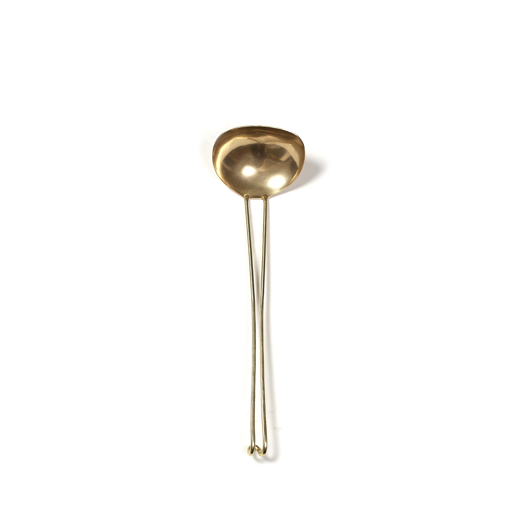 Brass Ladle with Curve Zoom Image 1