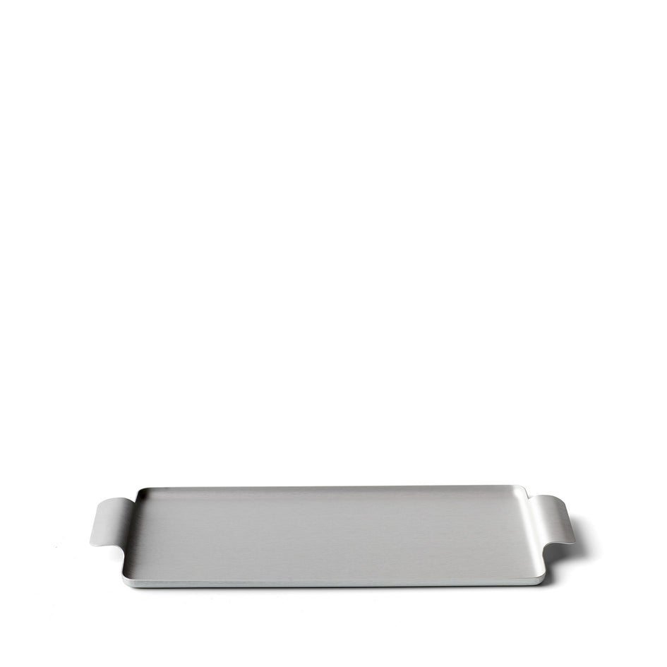 Pressed Tray in Silver 7 x 14 Image 1
