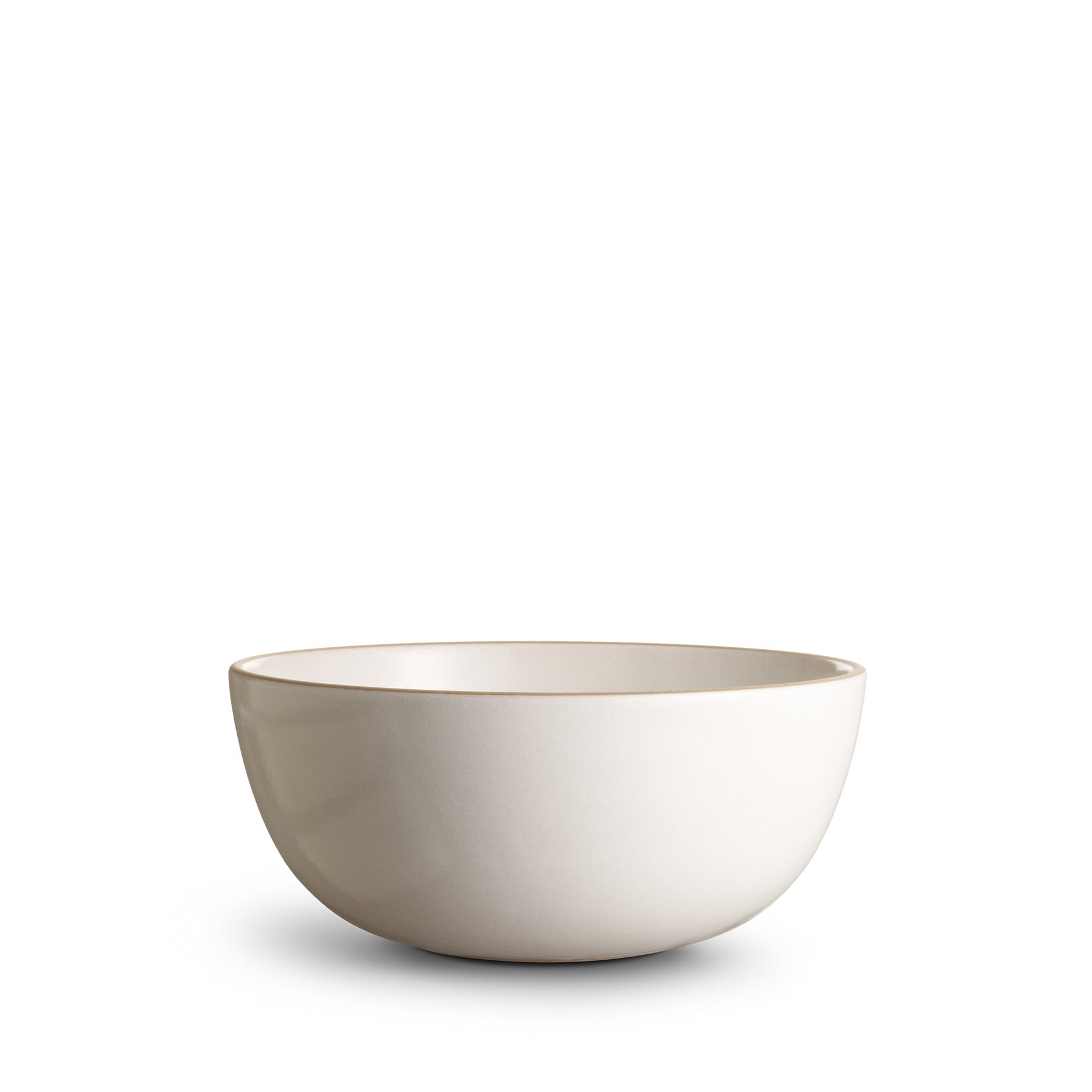 Large Serving Bowl in Opaque White Zoom Image 1