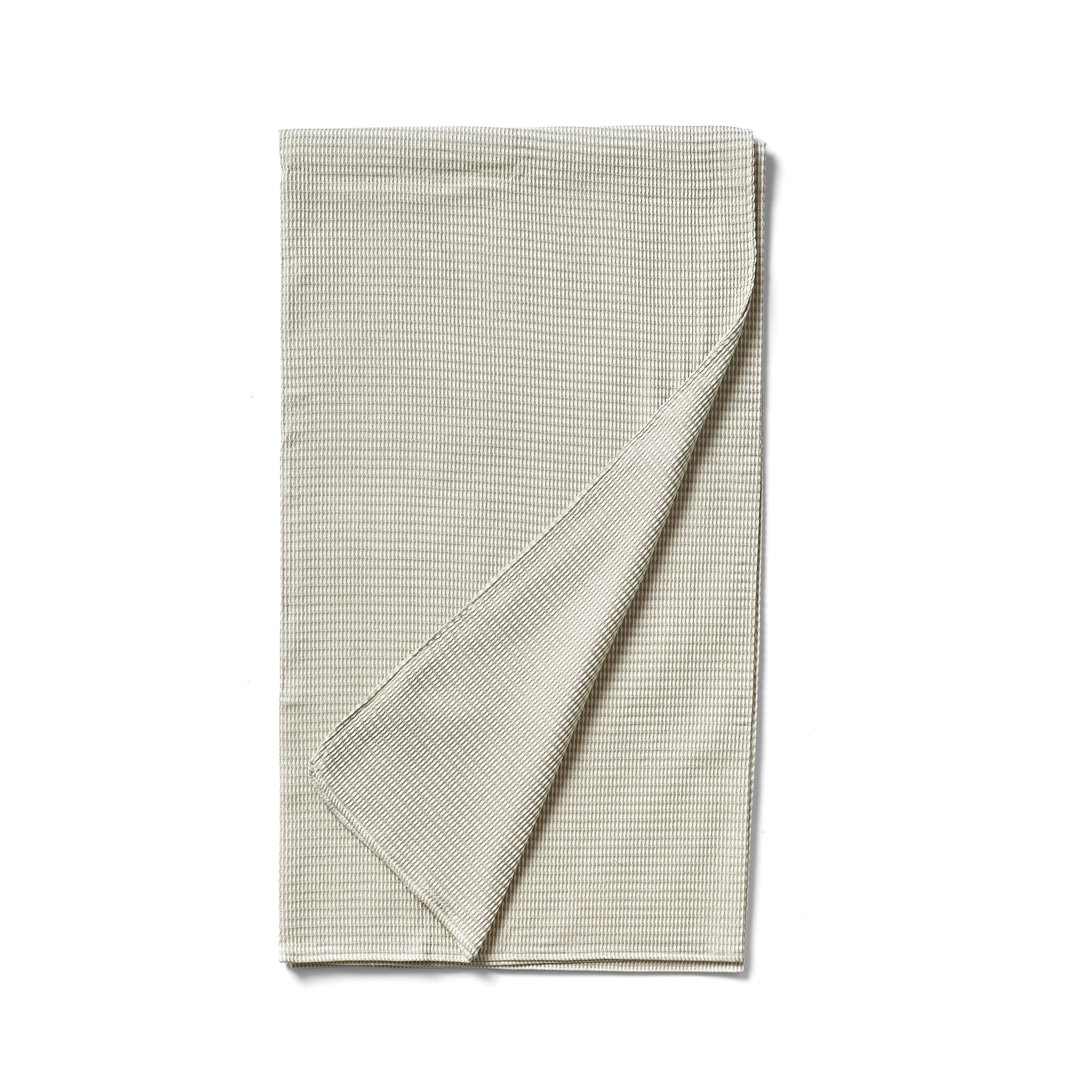 Organic Cotton Waffle Weave Throw in Sage Zoom Image 1
