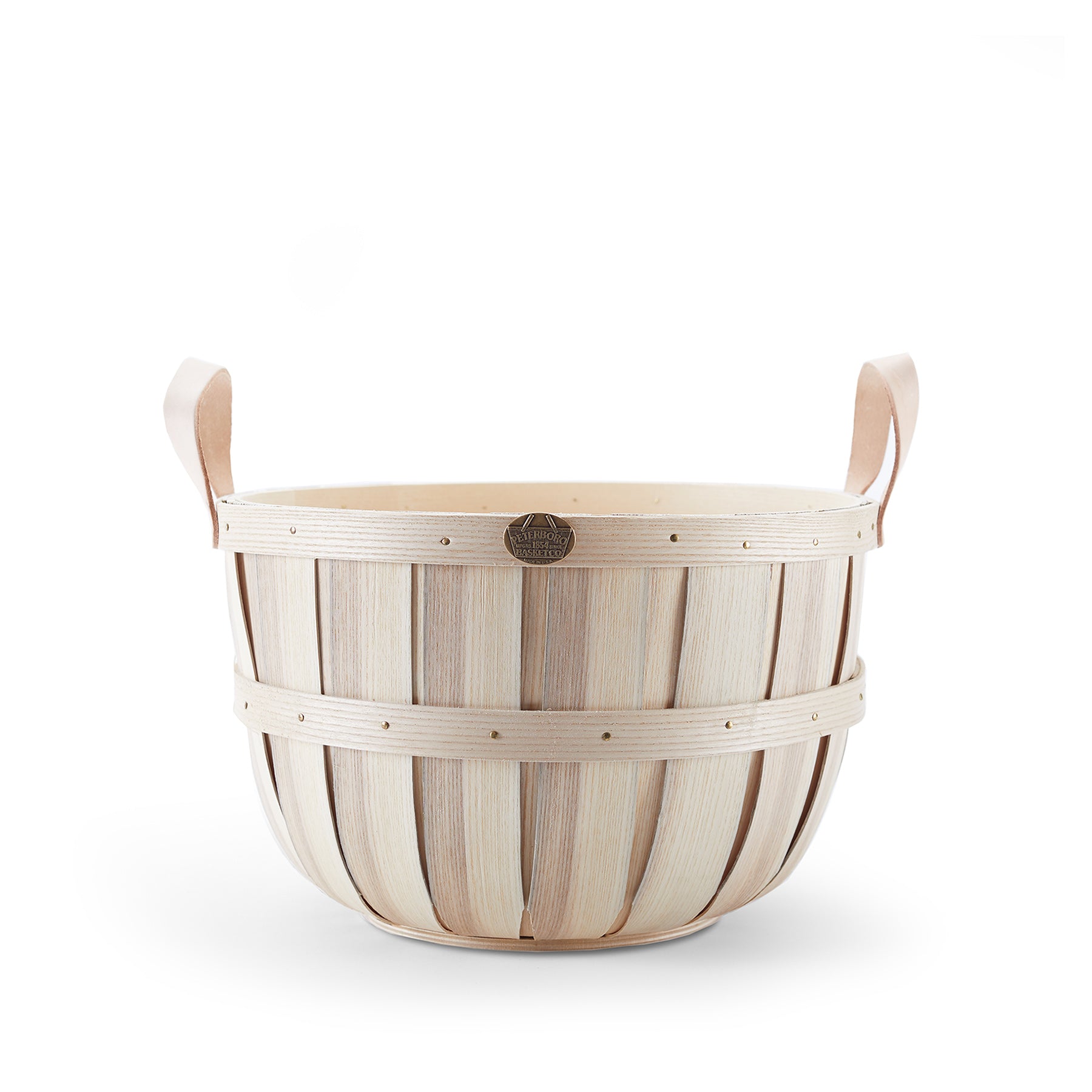 Oxford Basket in Natural Tan Leather Zoom Image 1