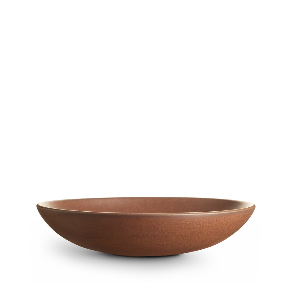 Shallow Salad Bowl in Redwood Image 1