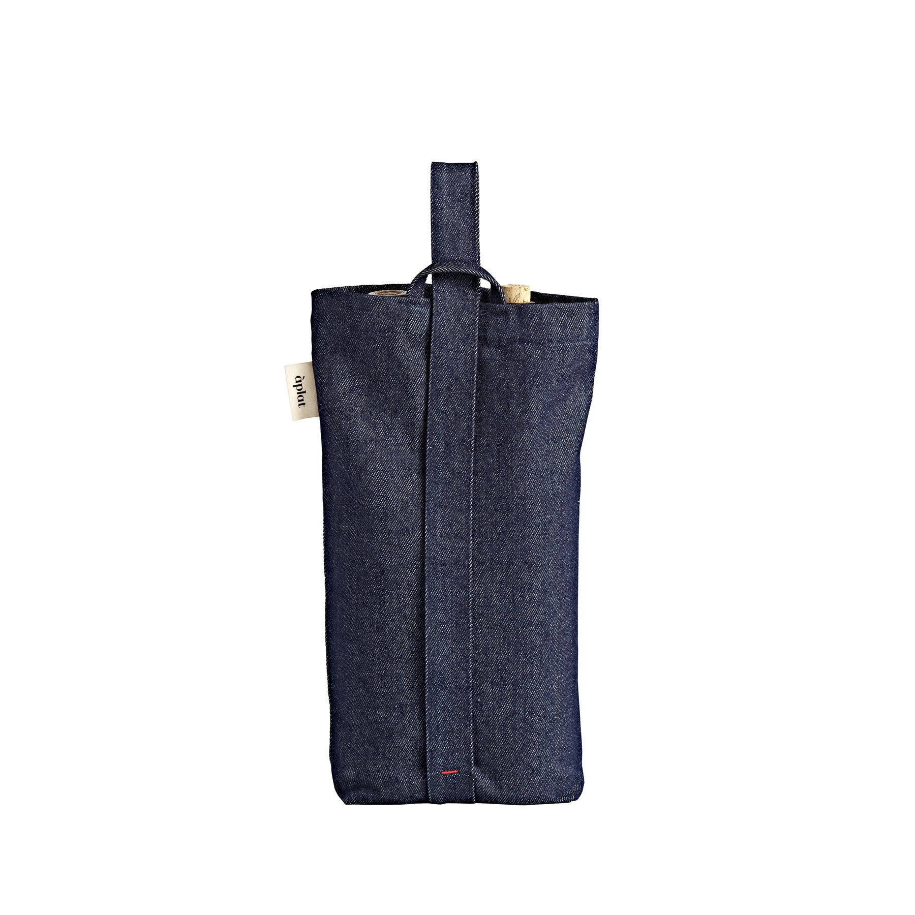 Wine Tote in Denim Zoom Image 1